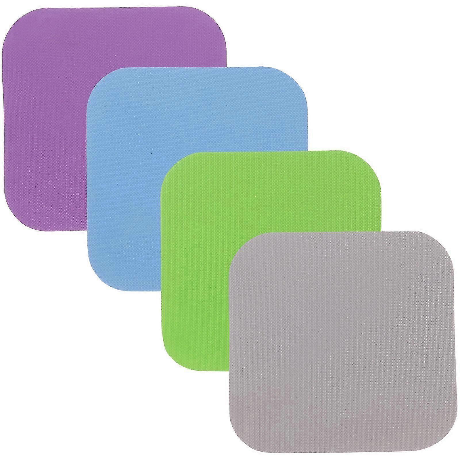 Multifunctional Rubber Jar Opener Gripper Pads, 4 Set