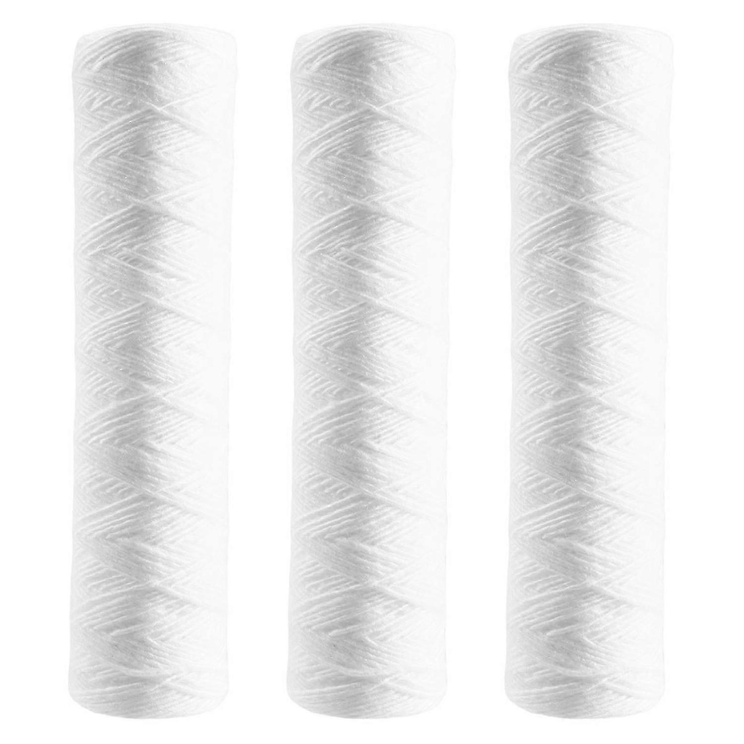 3Pc Water Purifier 10 Inch String 5 Micrometre PP Filter