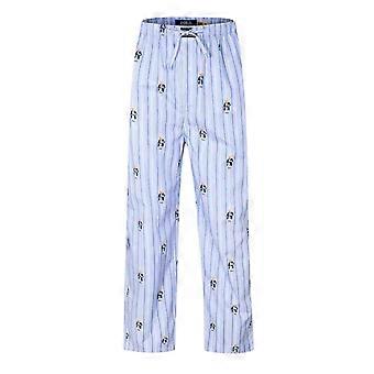 Ralph Lauren Mens Polo Bear Cotton Stripes Pyjama Bottoms