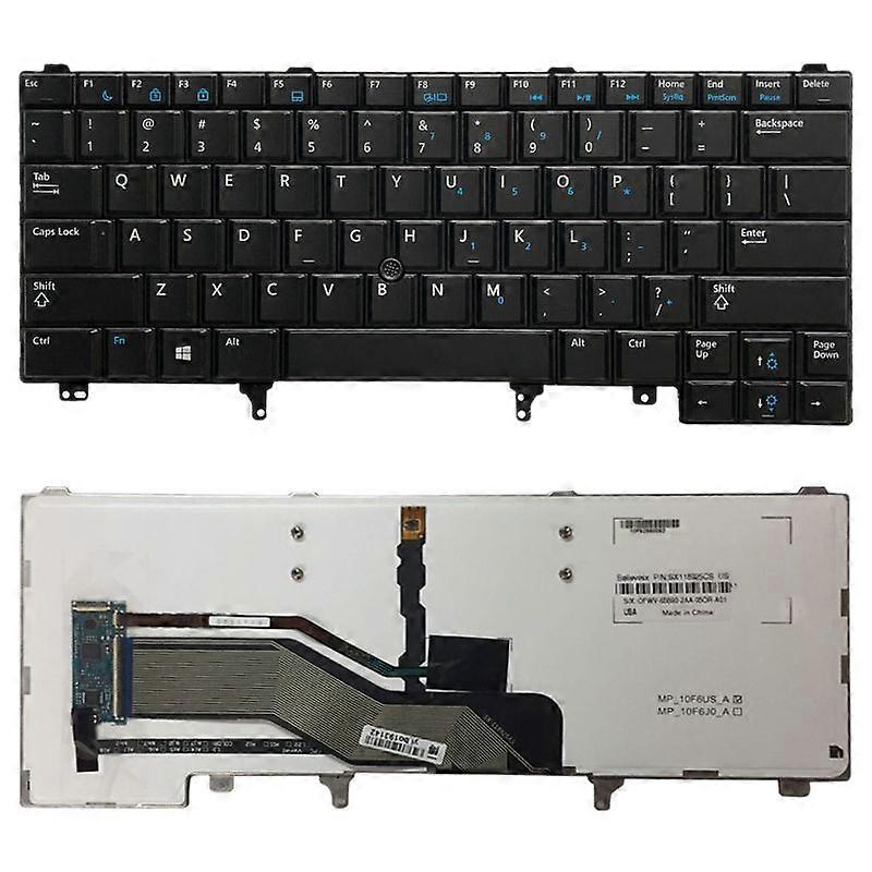US Version Keyboard with Keyboard Backlight for Dl Latitude