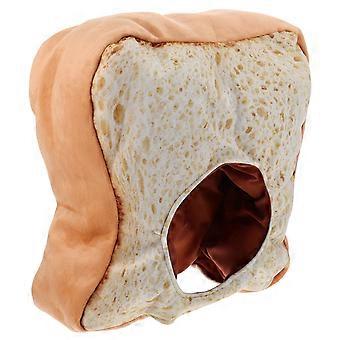 Tostada Pan Sombrero Pan Caliente DIY Selfie Accesorios Sombrero de Peluche Accesorio de Disfraz