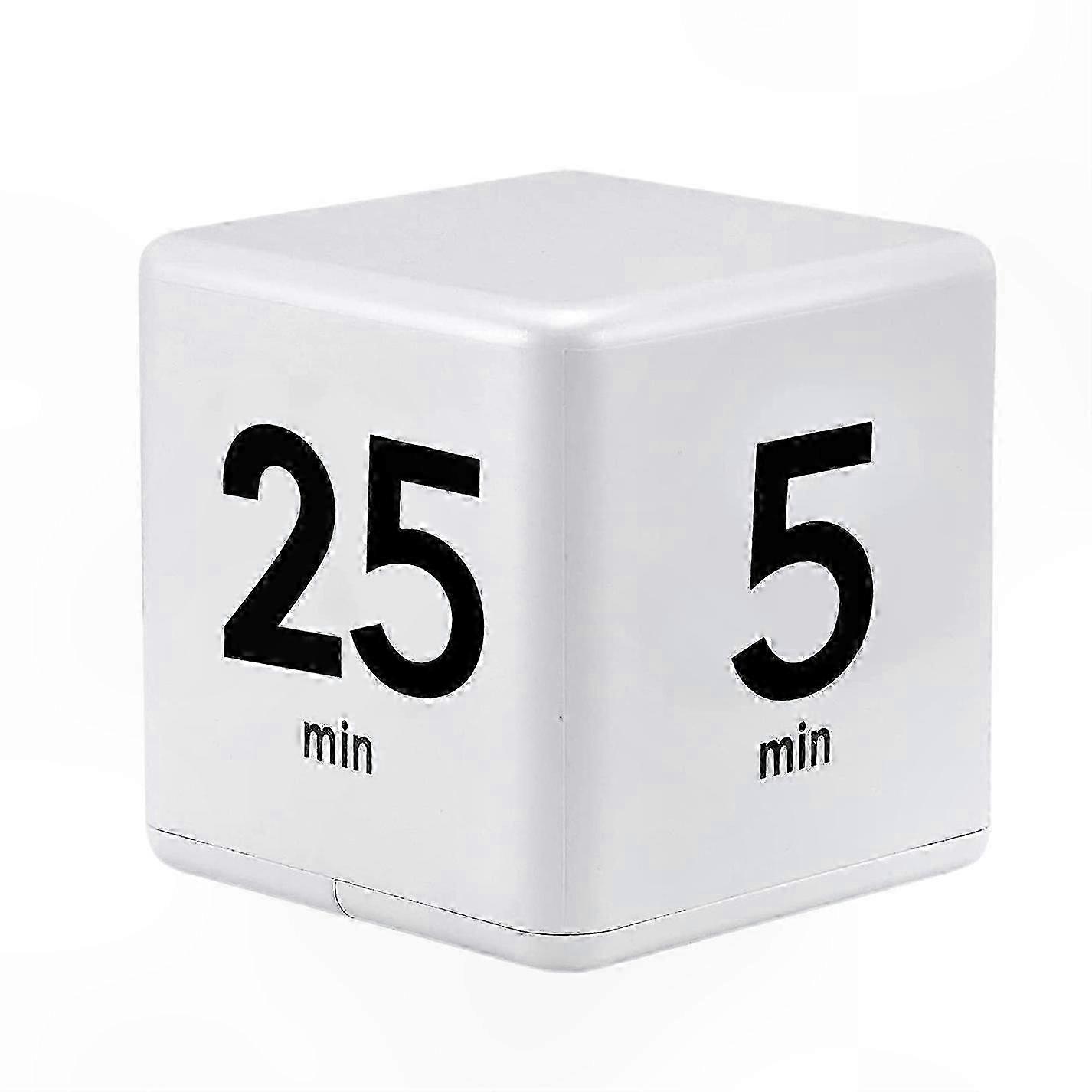 Adjustable Gravity-Activated Countdown Timer for Time Management 25-5-45-15 Minute Intervals