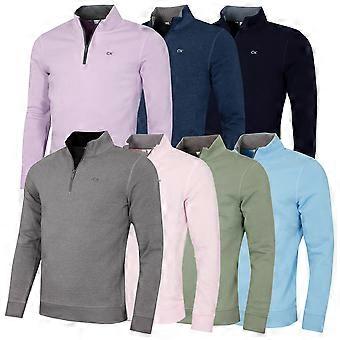 Suéter de golf elástico supersuave con media cremallera Rocky de Calvin Klein para hombre (2026)