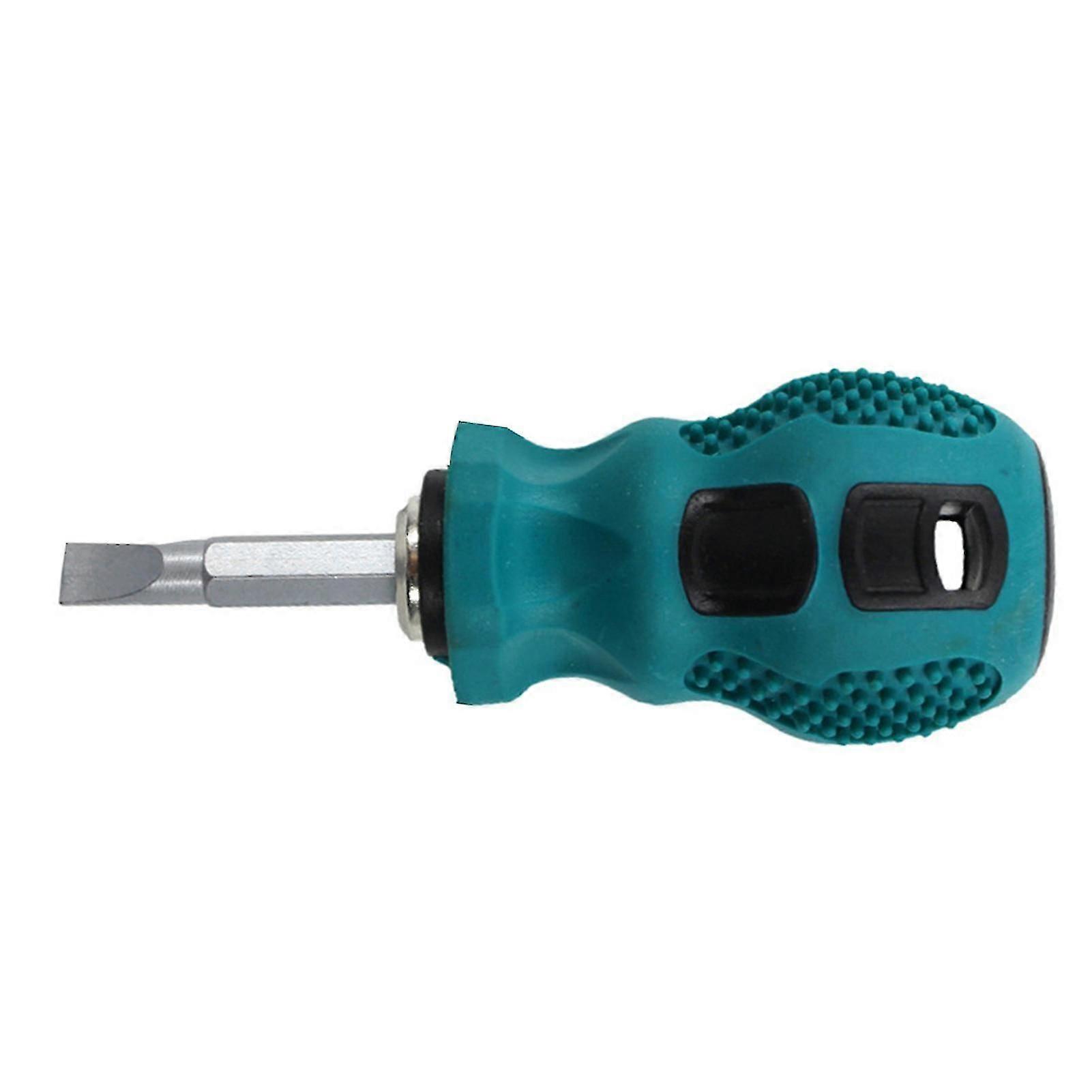 Small Screwdriver With Magnetic Dual-purpose Slotted Cross Small Driver Bits