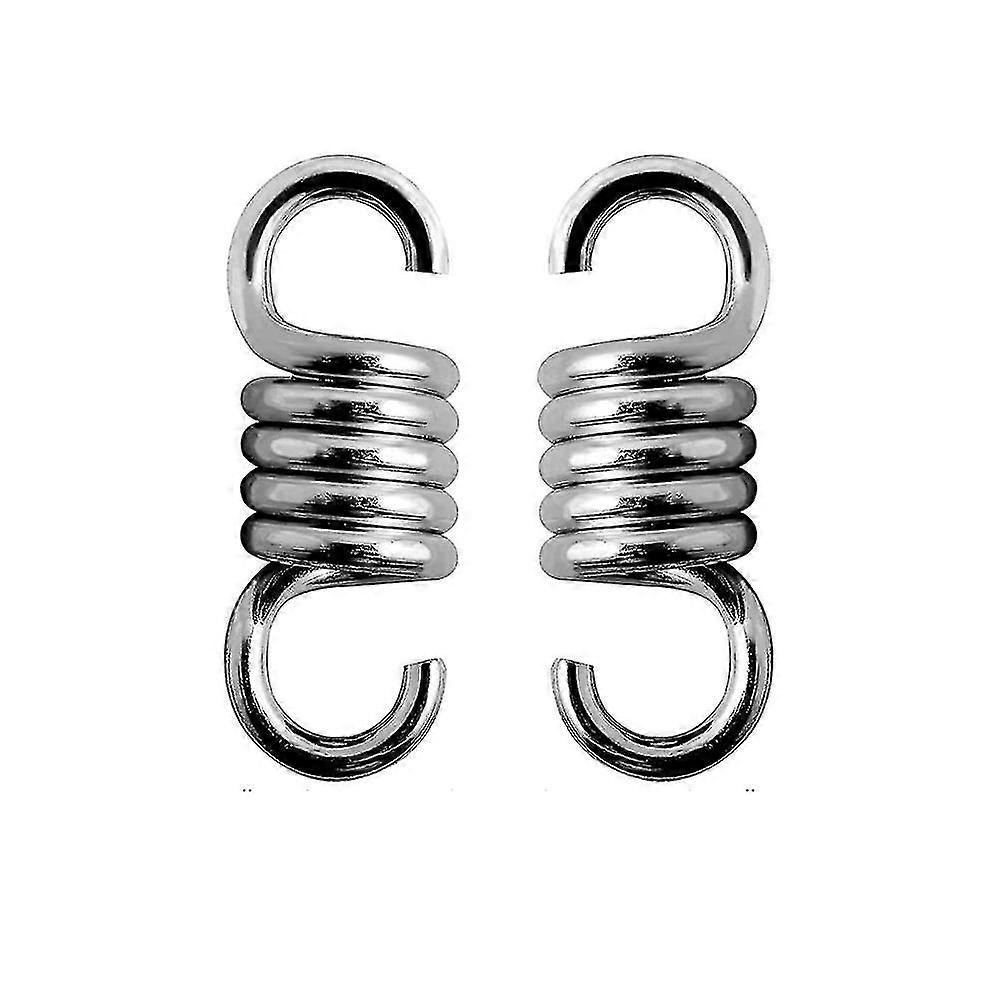 Heavy Duty Spring, Hammock Spring Hook(2 Pieces, Silver)