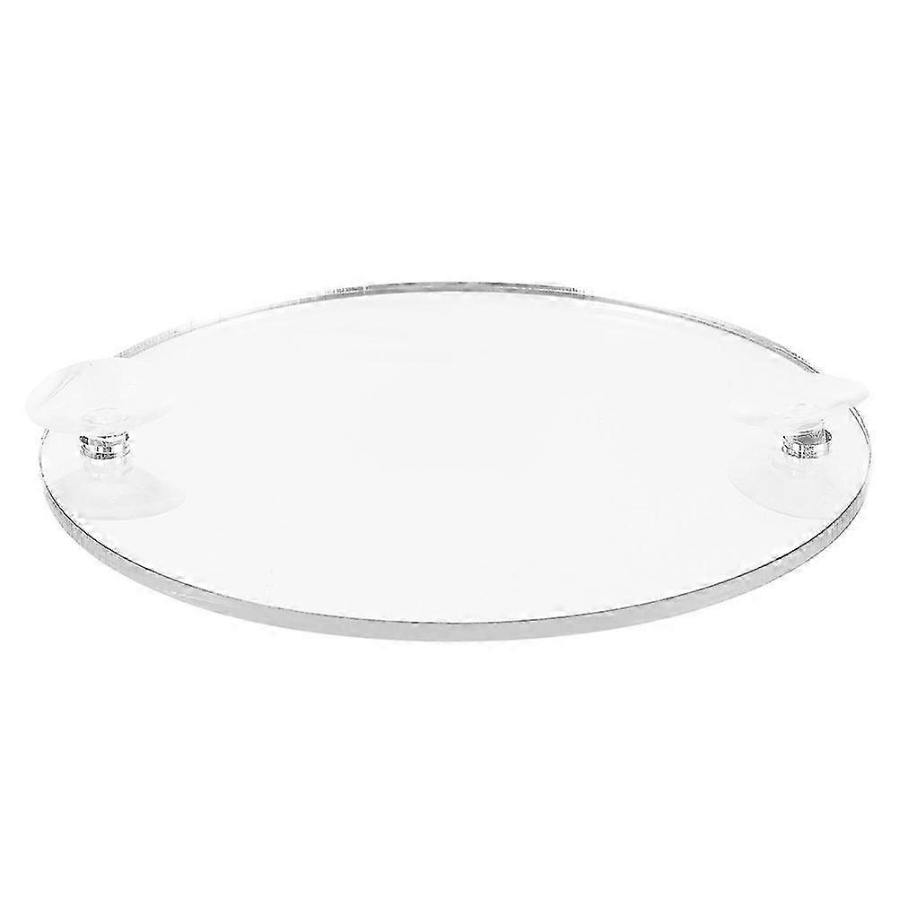 Betta Fish Exercise Mirror Single Side Fish Training Acrylic Mirror with Suction Cups