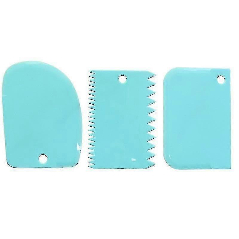 Plastic Cake Baking Scraper For Cake Decorating, Spatulas Cream Cake Edge Decorating