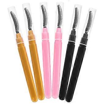 Silicone Eyelashes Brushes for Makeup 6Pcs Mascara Brush Wands Applicators Set