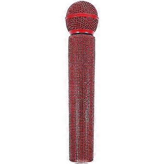 Simulation Microphone Prop Handheld Alloy Microphone Model for Stage Performance