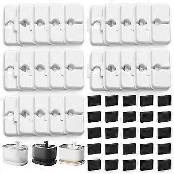 25-pack ersättningsfilter för PETLIBRO Dockstream PLWF005 PLWF115 PLWF105 kattfontän