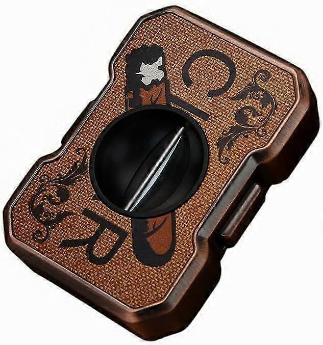 V Shaped Cigar Cutter with Sharp Angled Easy Press Design