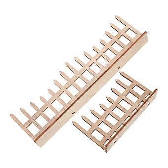 Mikro Landskabshegn Miniature 1 Sæt Dekorativt Dukkehus Tilbehør Beige Ideelt til Havedekoration