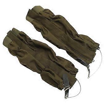 Waterproof Hiking Gaiters with Adjustable Elastic Fit, Durable Oxford Leg Protection for Men and Women