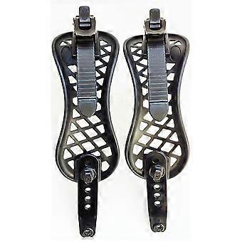 1 Pair High Elasticity TPEE S Snowboard Binding Straps Ratchet Buckle and Toe or Ankle Ladder