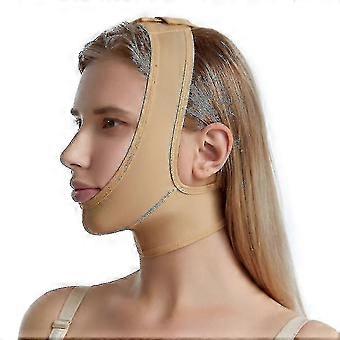 Post-Surgery Compression Garment: Medical Head Wrap for Face, Neck, Chin After Plastic, Oral Surgery & Liposuction