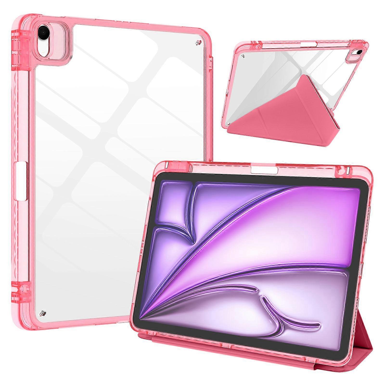 Buckle Detachable Deformation Leather Tablet Case