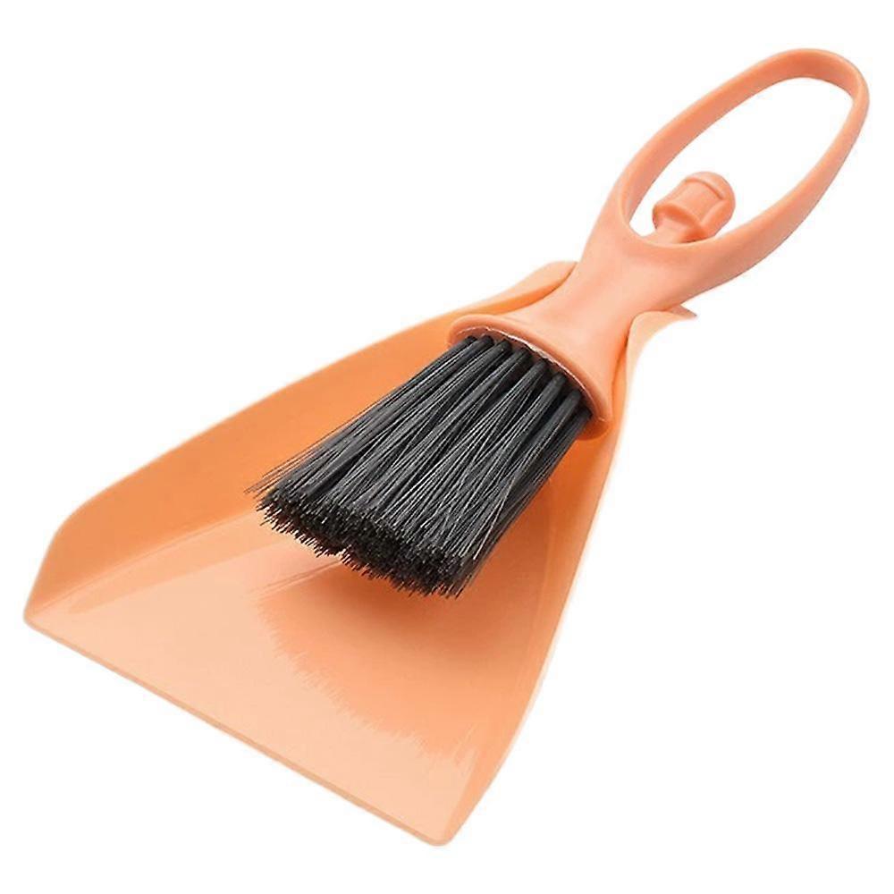 Mini Broom Dustpan Set Plastic Keyboard Cleaner Lightweight Sturdy Tiny