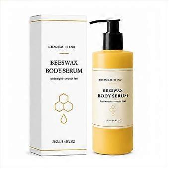 Bienenwachs-Körperserum, wasserloses Körperöl, leichte Formel mit natürlichem Bienenwachs, schnell einziehende, tägliche Hautpflege für Frauen, 250 ml