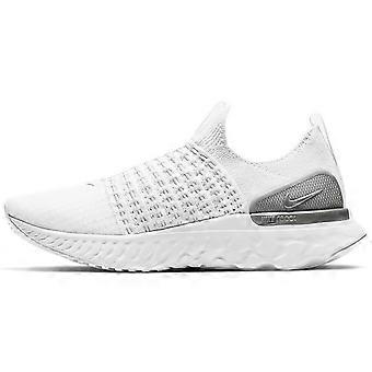 Nike React Phantom Run Flyknit 2 White Pure Platinum Women's CJ0280-100