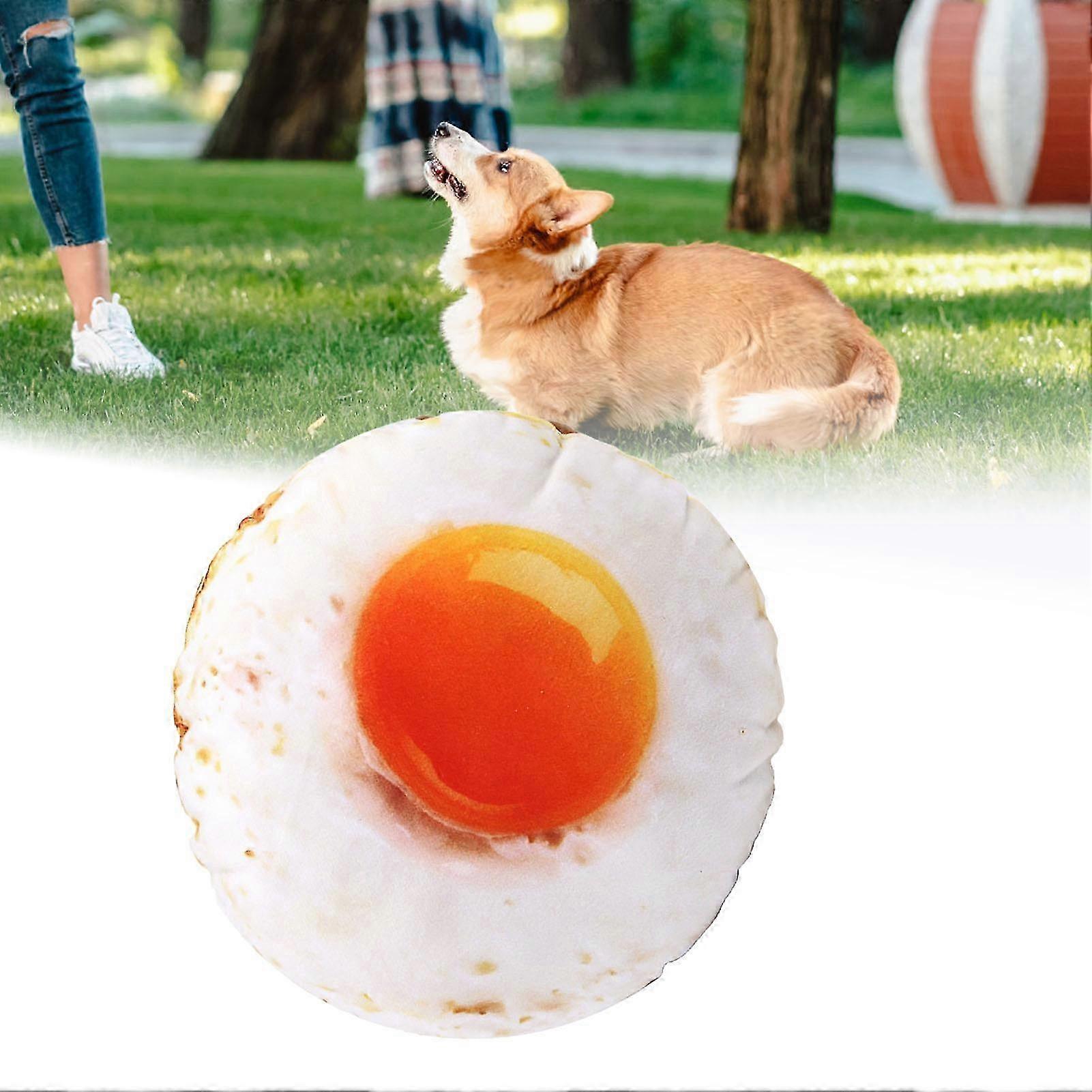 3D Fried Egg Chew Toy