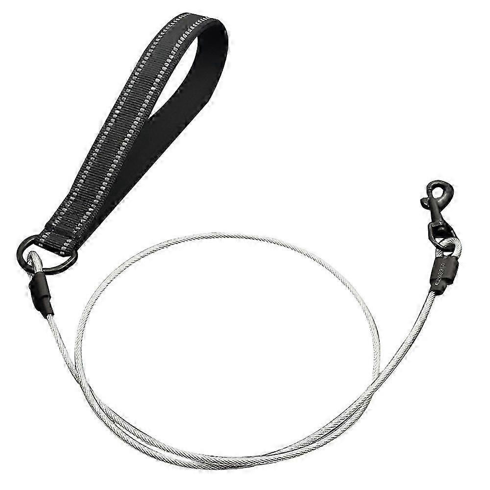 Chew-Resistant Rotating Dog Cable Leash