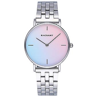 Radiant pacific blue watch for Analog Quartz Woman with stainless steel bracelet RA549201