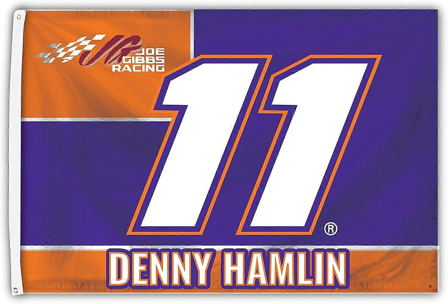 Denny Hamlin 11 One Sided Car Flag UU 1221