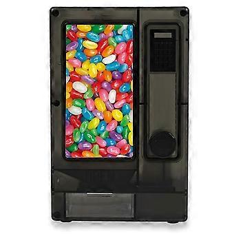 Mini Candy Dispenser,Cute Tabletop Candy Vending Machine, Manual Candy Machine Dispenses Children's Pretend Play Toys-C