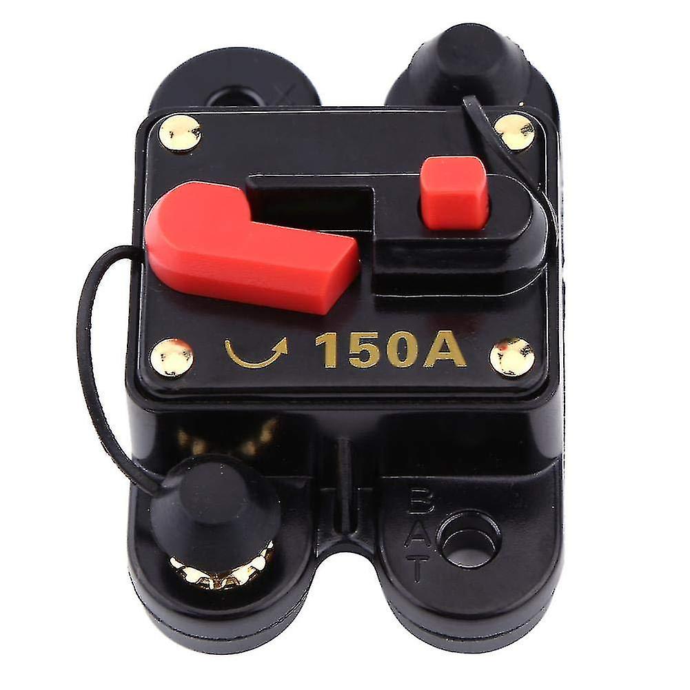 Dc12v Circuit Breaker Reset Fuse, Circuit Protection Circuit Breaker Switch For Car Marine Boat Bike Stereo Audio(150a)