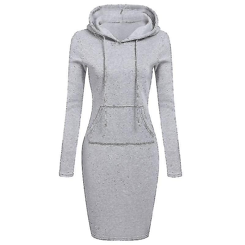 Hoodie Pull Sweat Femme Long Femme Uni Sweat-shirt à Capuche