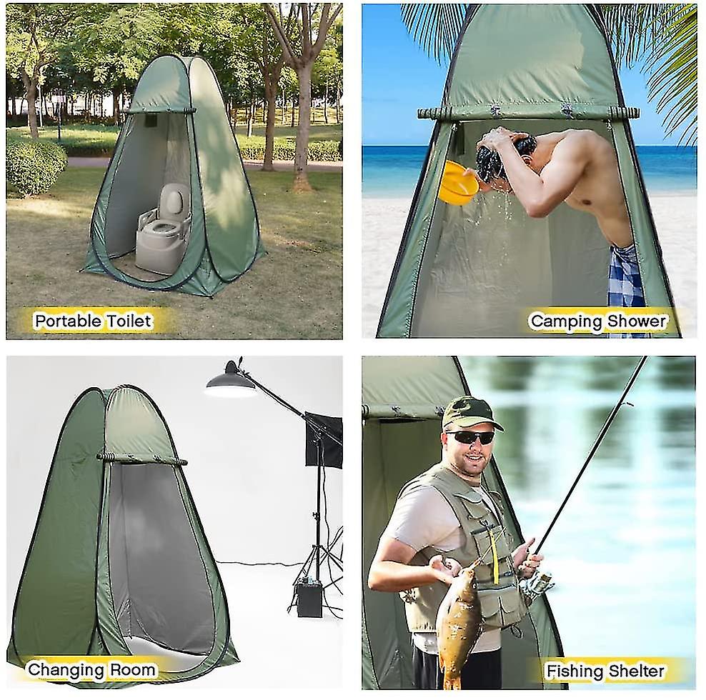 Tenda portatile per WC con doccia per privacy, spogliatoio