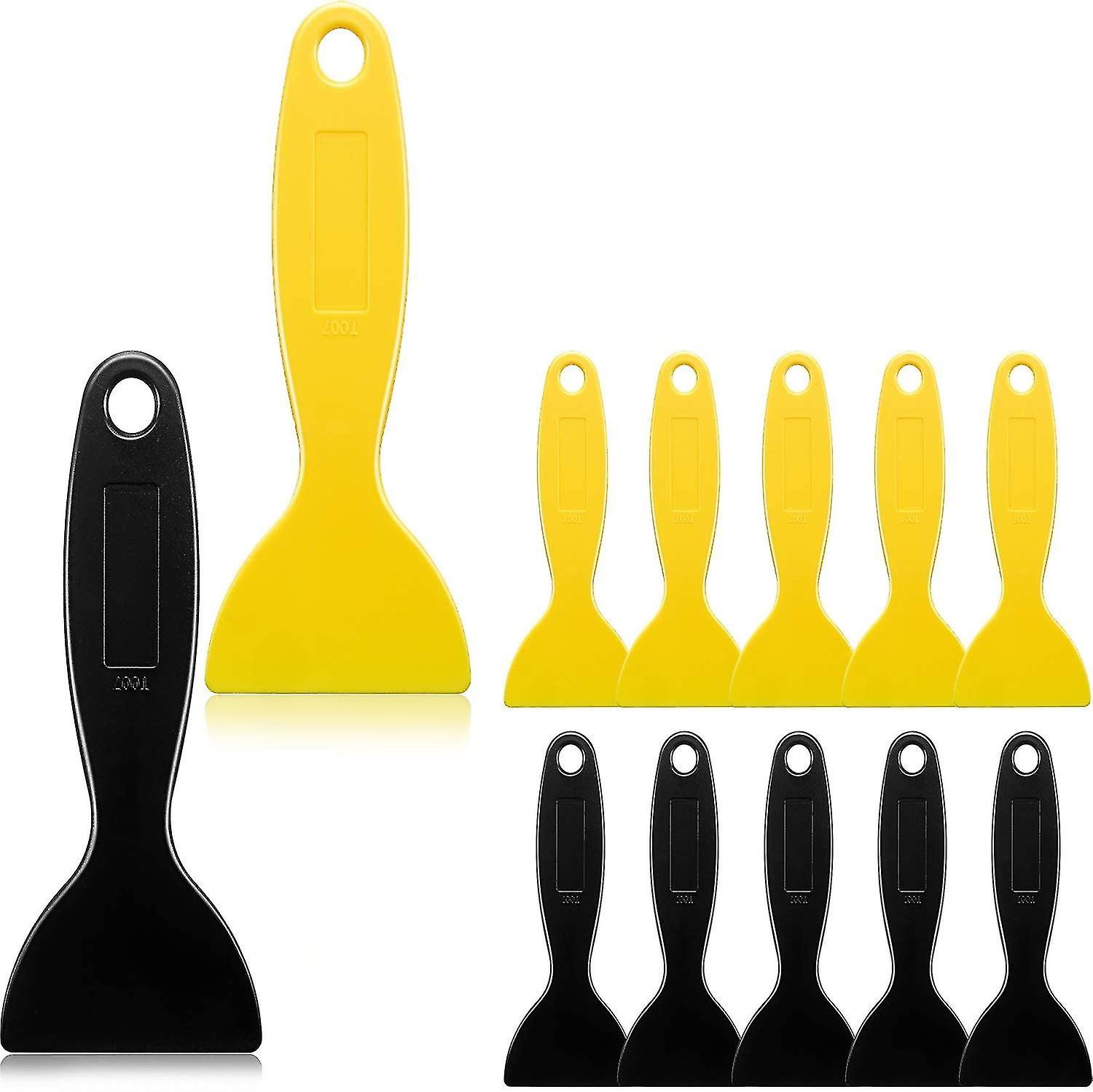 Pxcl Set Of 12 Plastic Spatula-car Mobile Film Scraper Tool