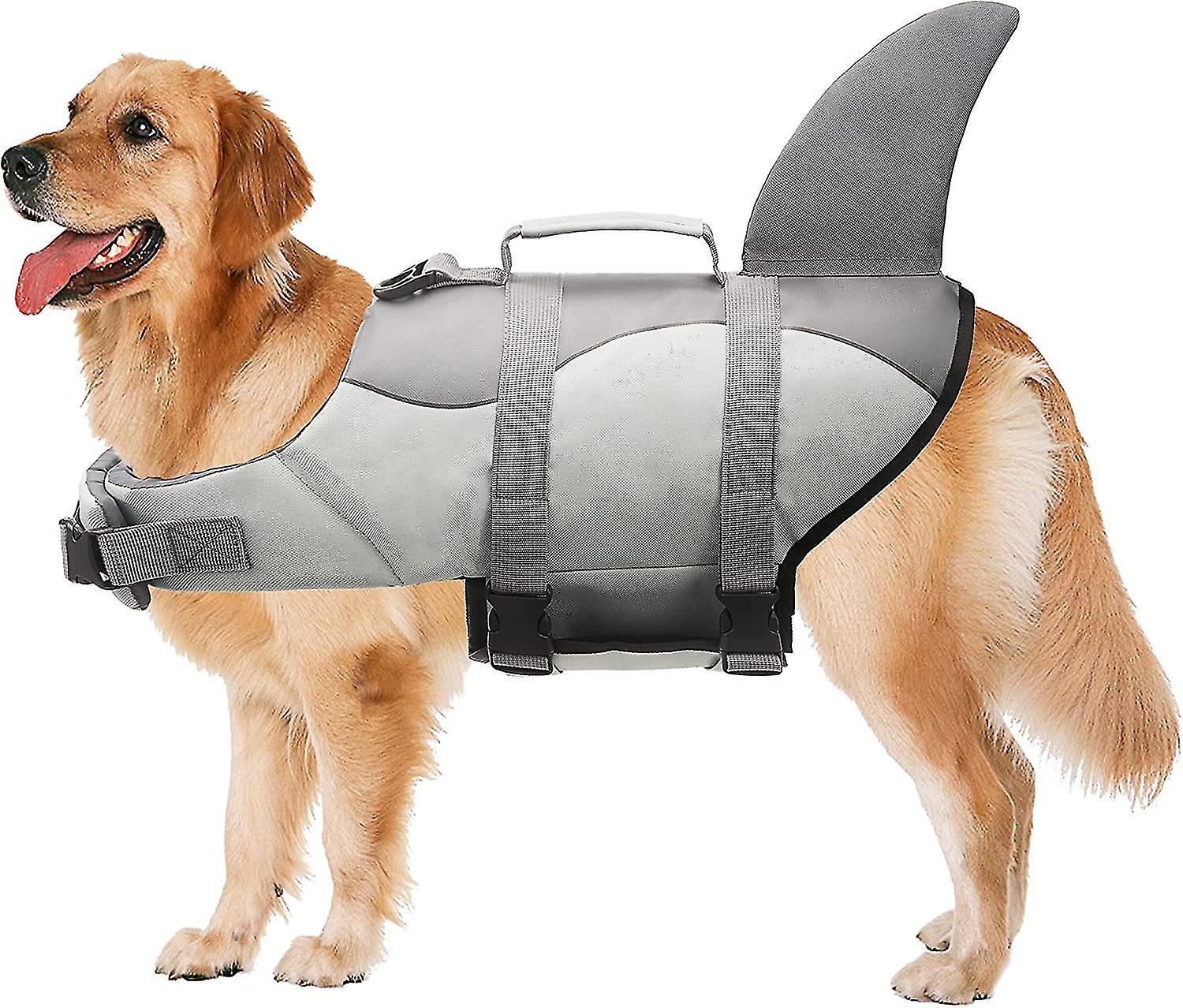 Dog Life Jacket For Swimming And Boating,ripstop Dog Life Vest Adjustable Swimsuit With High Buoyancy And Durable Rescue Handle For Small,medium,large