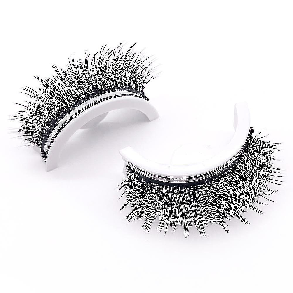 Self-adhesive Natural Eyelashes Reusable Artificial Eyelashes Glue-free