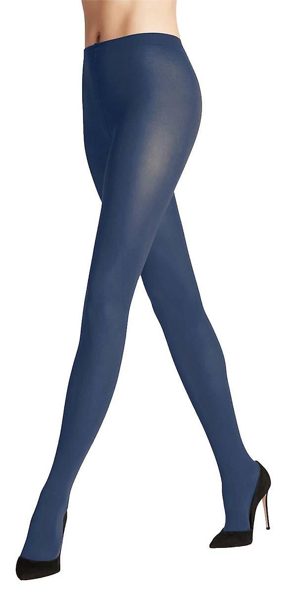 Falke Cotton Touch Tights - Lapis Blue