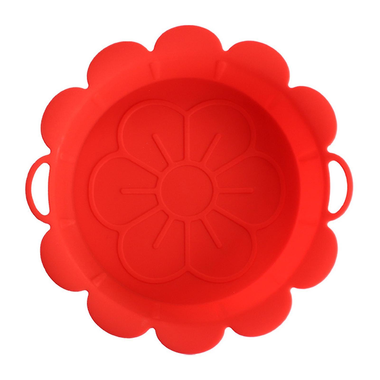 Silicone Flower Shape Air Fryer Pot Tray Reusable Baking Mat Air Fryer Paper Liner For Kitchen Utensils Airfryer Oven