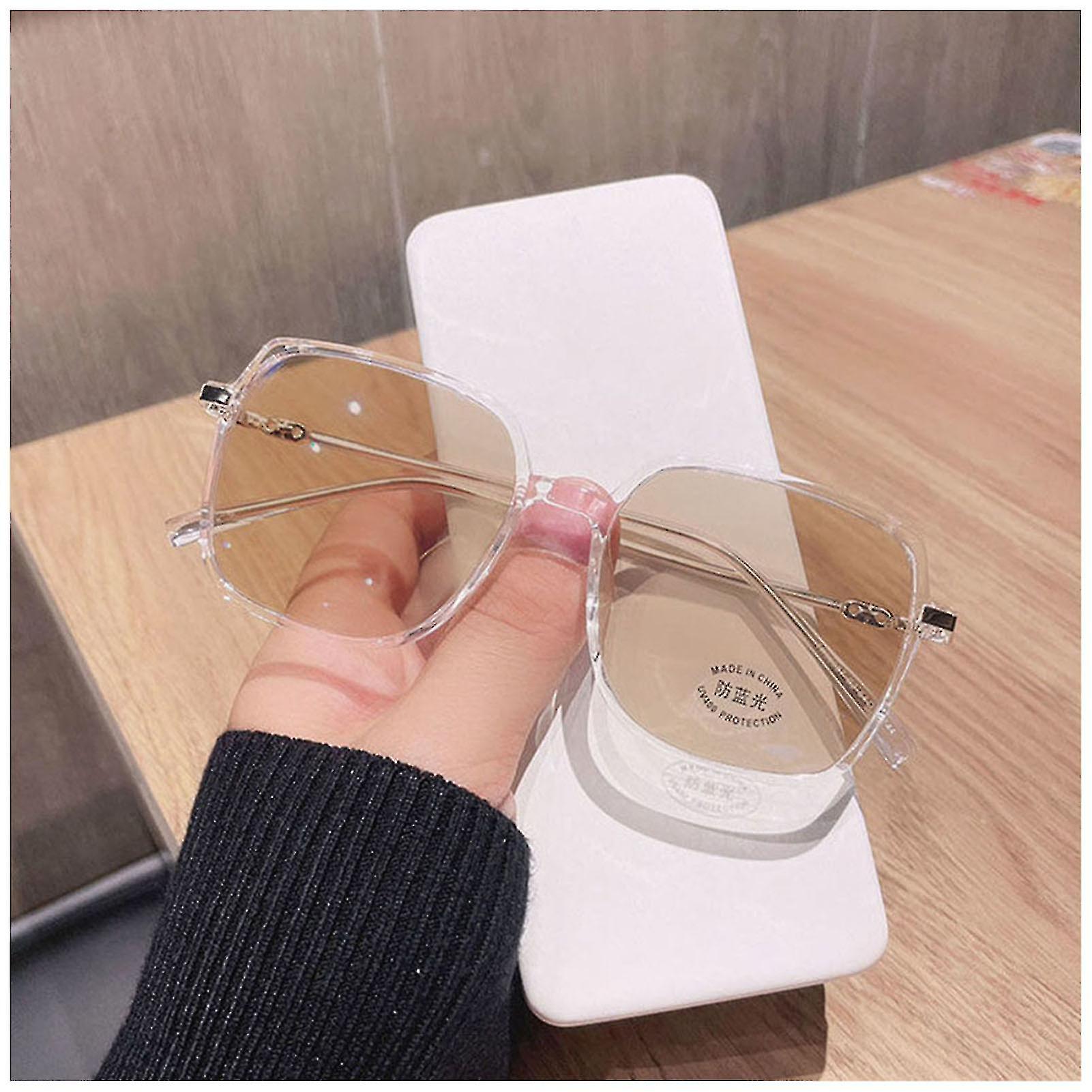 Fotokromik Dereceli Gözlükler Anti Radyasyon Büyük Boy Jant Bilgisayar Gözlükleri