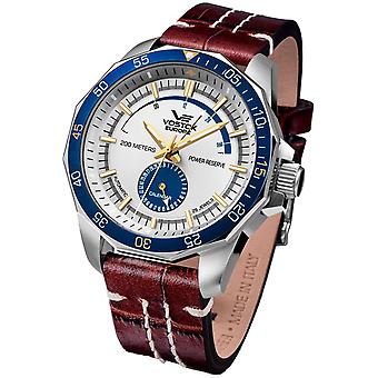 Raket Analoog Man Horloge Automatisch met Koeienhuid Armband NE57-225A562