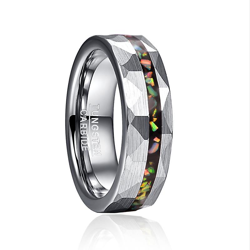 6mm Width Men's Tungsten Carbide Steel Ring