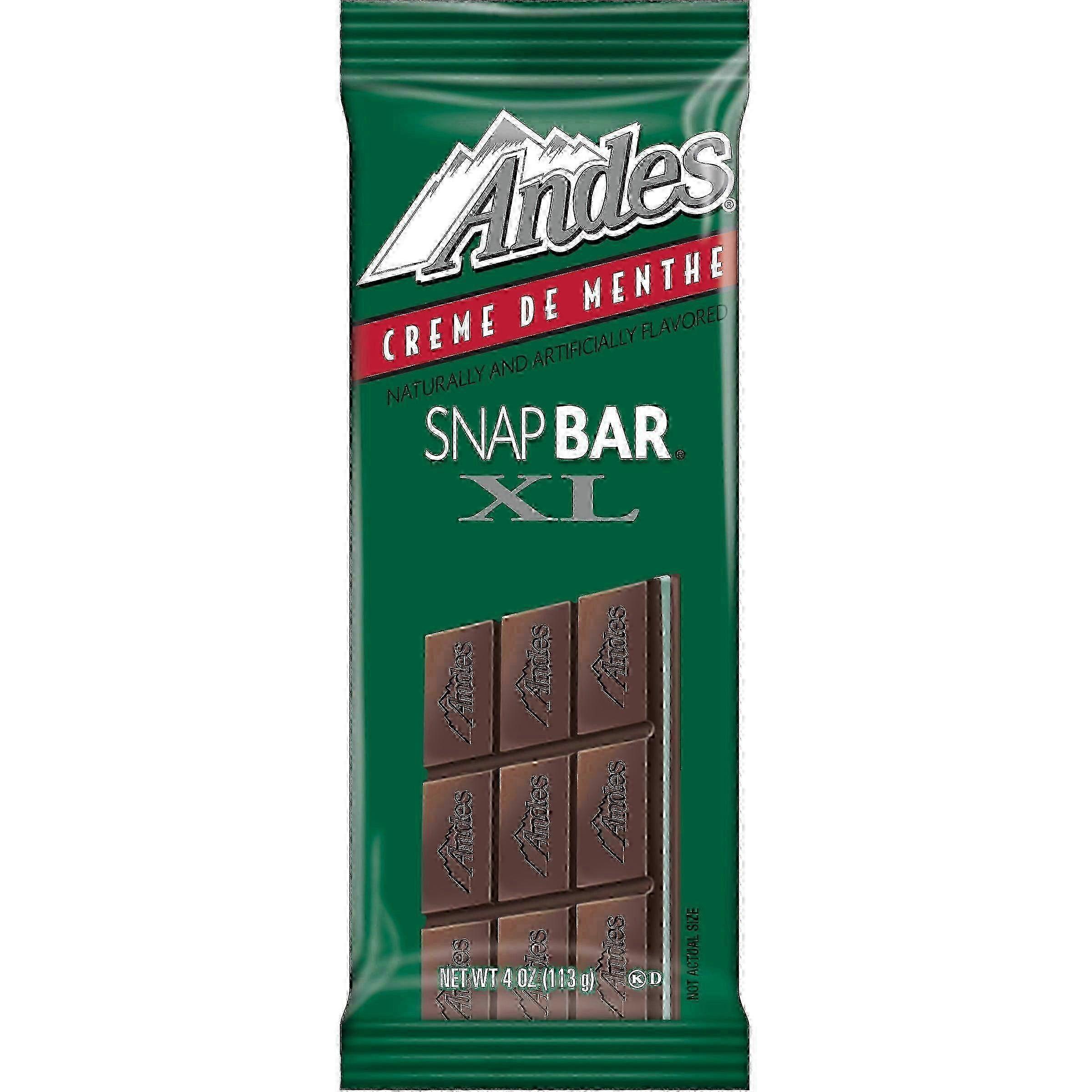 Andes Creme De Menthe, Snap Bar Xl, 4 Oz