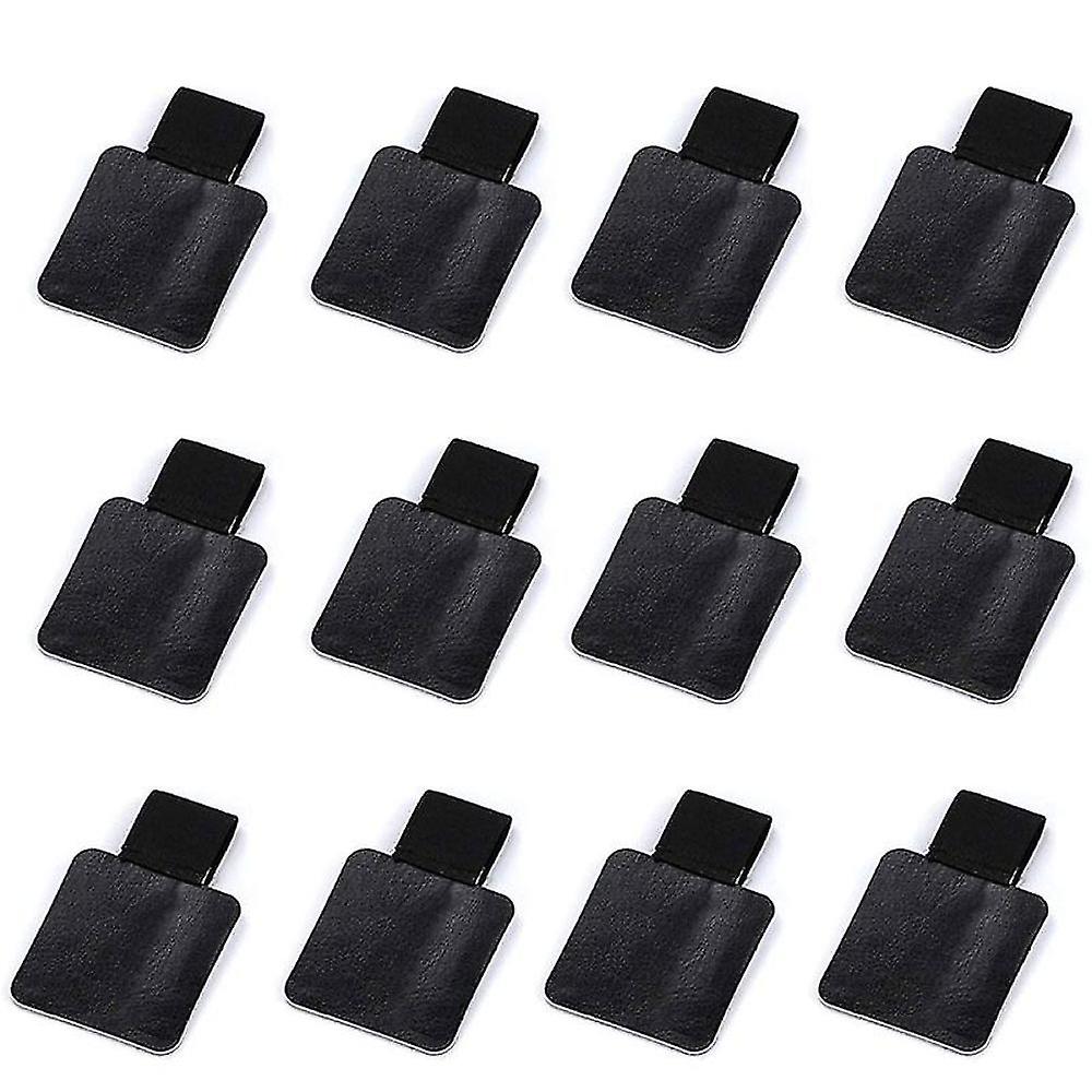 12 Pack Pen Loop Holder, Self-adhesive Pen Holder Pencil Elastic Loop For Notebooks, Journals, Cale