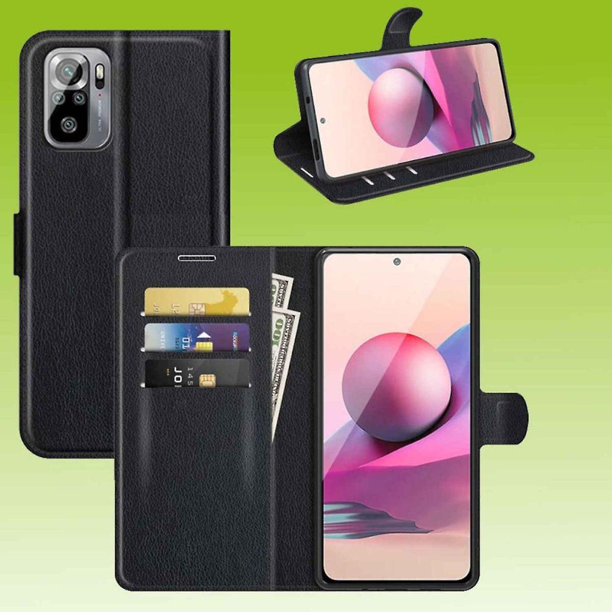 For Xiaomi Redmi Note 10 5G Phone Case Wallet Premium Black Protective Case Cover Cases New Accessories