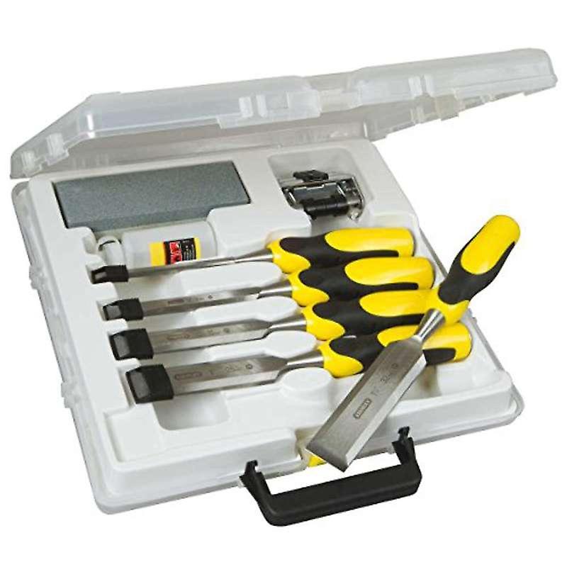 Stanley 516421 Dynagrip Chisel & Strike Cap Set with Access (5 Pieces)