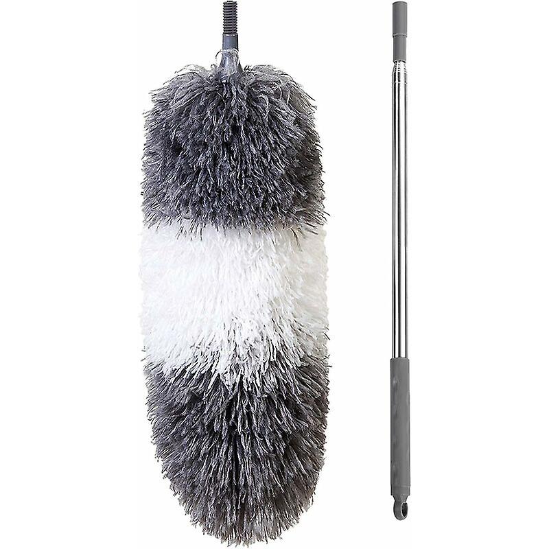 BOOMJOY Microfiber Feather Duster with Extendable Pole, Fan, Furniture