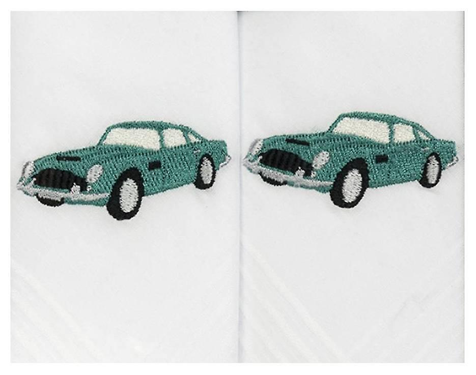 Dalaco Classic Car Handkerchiefs - White