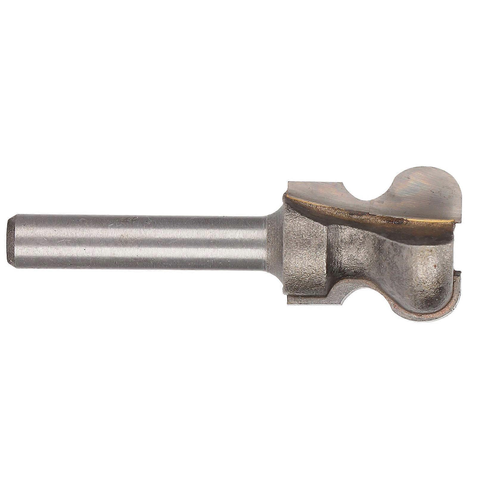 Finger Pull Bit High Accuracy Grinding High Hardness Arcs Carbide Drawer Pull Bit with 1/4in Round Shank for Cork Wood1/4x3/4 