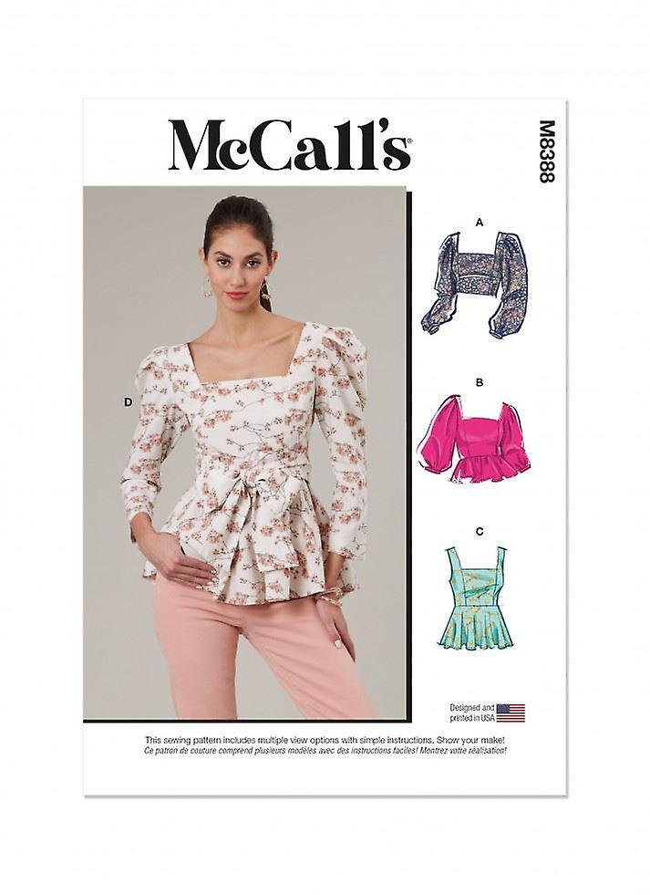 McCalls Paper Sewing Pattern 8388