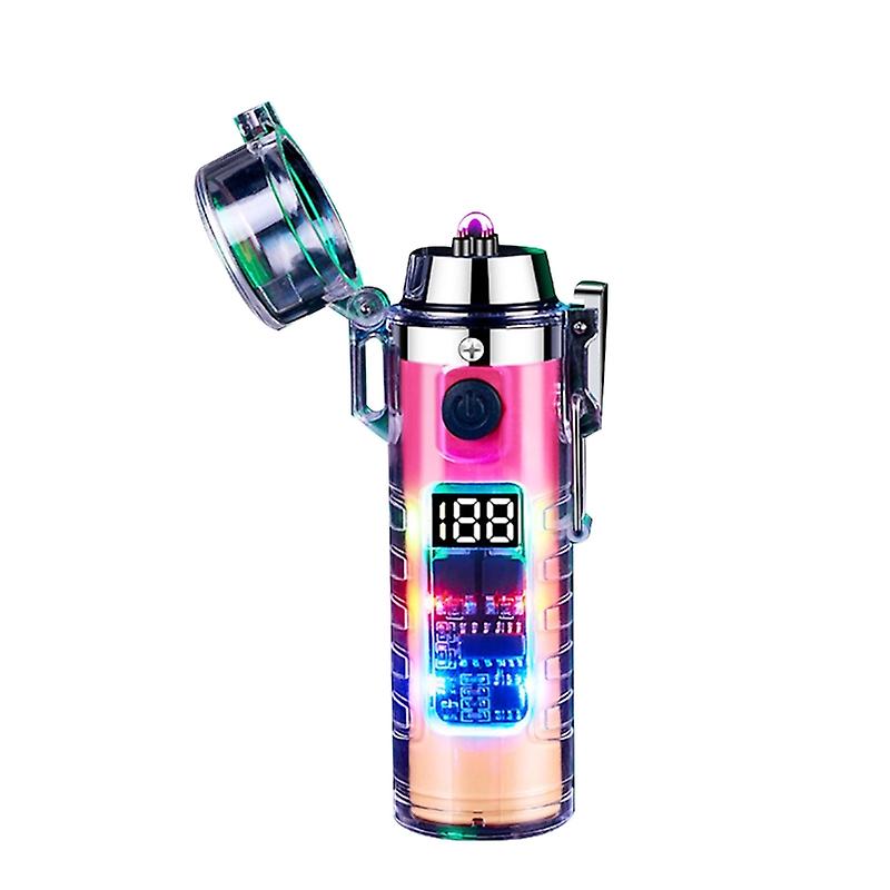 Functional Zinc Alloy and ABS Lighting Lighter Three Gear Illumination