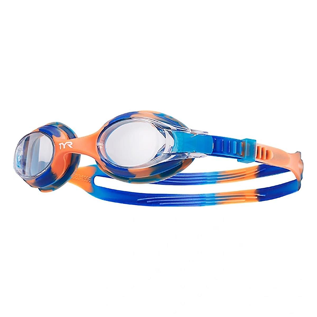 TYR Kids Swimple Goggles - Gold / Blue / Orange - Unisex