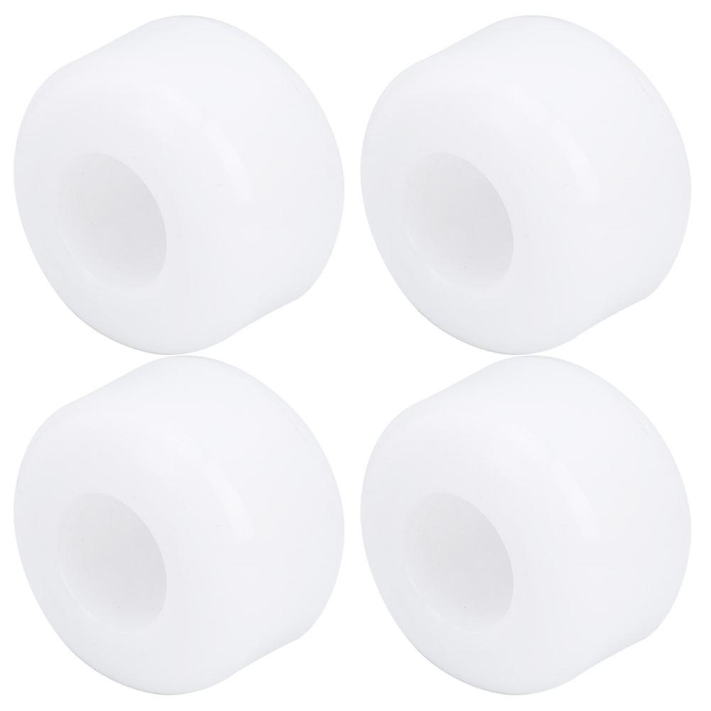 4Pcs/Set High Elasticity PU Fish Board PU Wheels Wheels Replacement Accessorieswhite